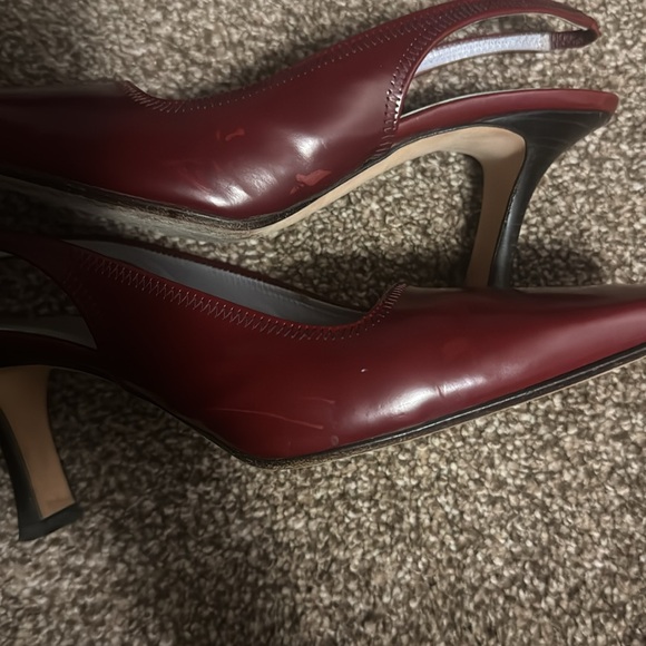 Anne Klein Red Slingback Heels - Picture 12 of 12